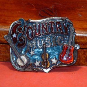 American Chicago Buckle Country Music Belt Buckle